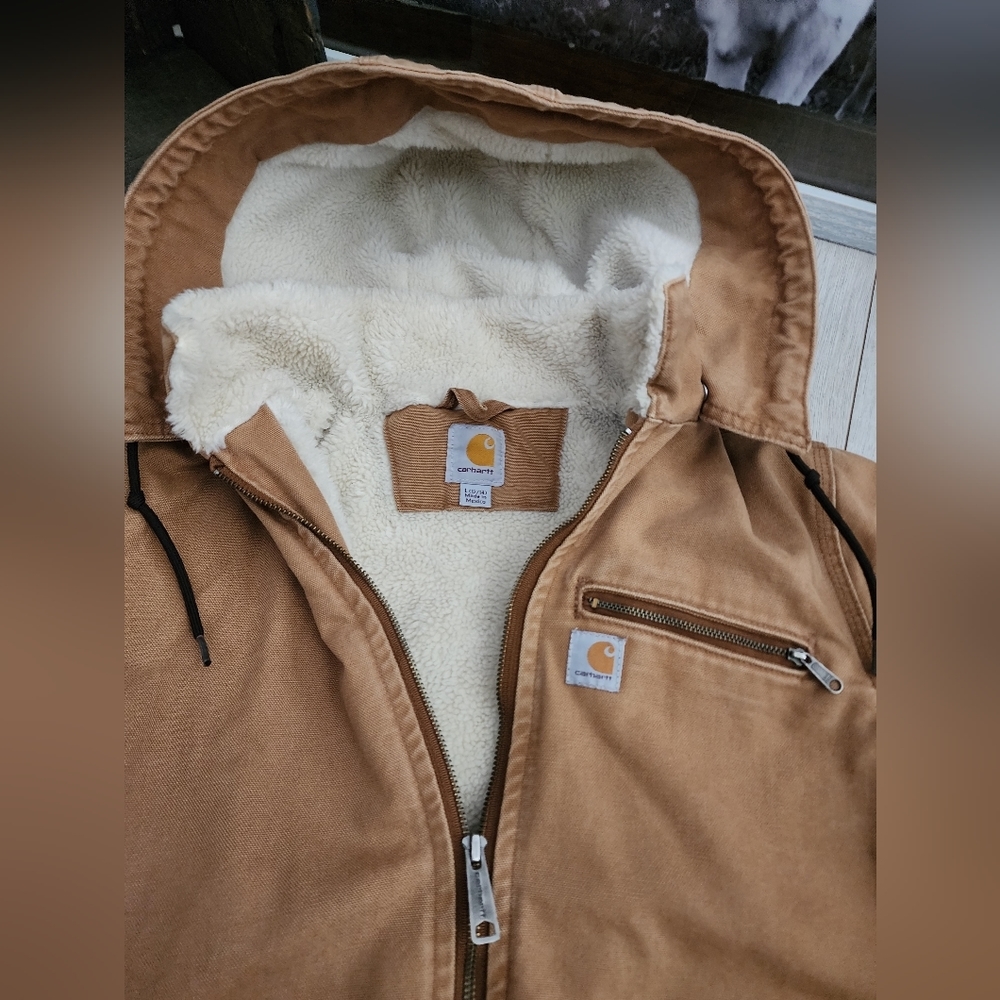 Carhartt Weathered Duck Wildwood Jacket Beth Dutton Yellowstone M/L/XL - Picture 5 of 12